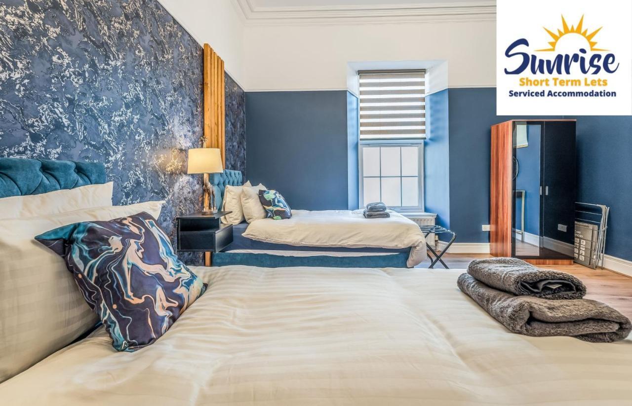 Presidential Apartment, Family Home, Luxury Bedrooms, 2 Rooms, 1 King Bed, 2 Single Beds, Free Wifi, Free Parking, Tourists, Business Travelers, Relocation, Beautiful River Views, - Long Stays, Invoice And Reduced Price Are Only Via Sunrise Short Let Dundee Zewnętrze zdjęcie
