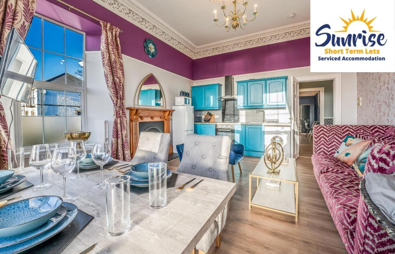 Presidential Apartment, Family Home, Luxury Bedrooms, 2 Rooms, 1 King Bed, 2 Single Beds, Free Wifi, Free Parking, Tourists, Business Travelers, Relocation, Beautiful River Views, - Long Stays, Invoice And Reduced Price Are Only Via Sunrise Short Let Dundee Zewnętrze zdjęcie
