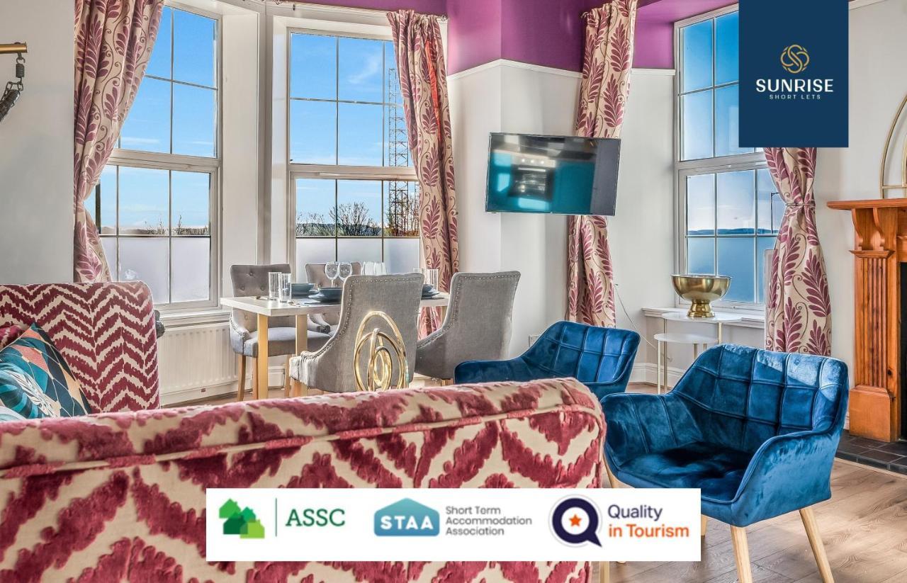 Presidential Apartment, Family Home, Luxury Bedrooms, 2 Rooms, 1 King Bed, 2 Single Beds, Free Wifi, Free Parking, Tourists, Business Travelers, Relocation, Beautiful River Views, - Long Stays, Invoice And Reduced Price Are Only Via Sunrise Short Let Dundee Zewnętrze zdjęcie
