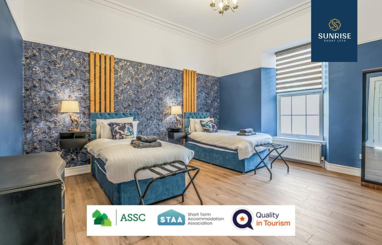 Presidential Apartment, Family Home, Luxury Bedrooms, 2 Rooms, 1 King Bed, 2 Single Beds, Free Wifi, Free Parking, Tourists, Business Travelers, Relocation, Beautiful River Views, - Long Stays, Invoice And Reduced Price Are Only Via Sunrise Short Let Dundee Zewnętrze zdjęcie
