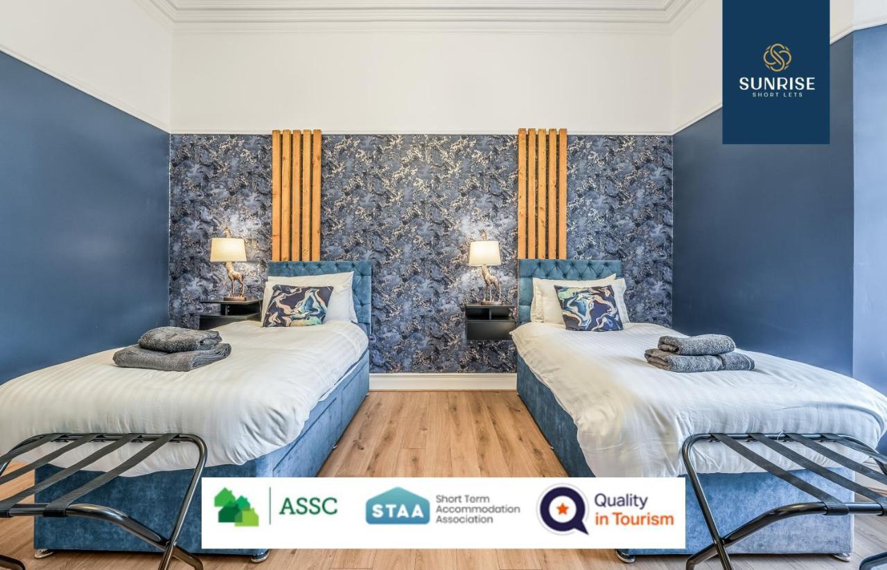 Presidential Apartment, Family Home, Luxury Bedrooms, 2 Rooms, 1 King Bed, 2 Single Beds, Free Wifi, Free Parking, Tourists, Business Travelers, Relocation, Beautiful River Views, - Long Stays, Invoice And Reduced Price Are Only Via Sunrise Short Let Dundee Zewnętrze zdjęcie